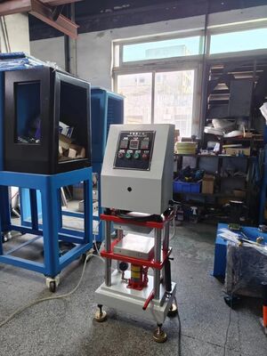 10Ton 25Ton 30Ton Manual Laboratory Hot Hydraulic Platen Vulcanizing Press for Rubber Plastic Sample Compression Molding